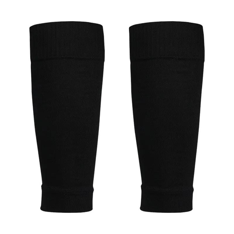 1Pair Athletic Soccer Shin Guard Socks Pad Sleeve Sock Leg Support Football Compression Sleeve Adult Teens Children Leg Protection
