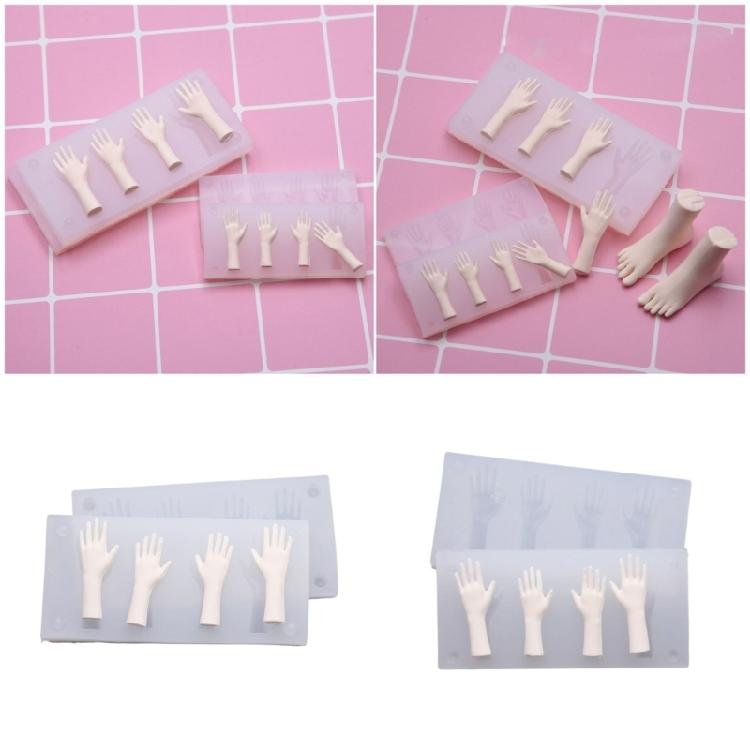 Safe Palms Silicone Mould Easy to Wash for Resin Clay Crafting Home Decoration and Fun
