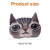 Realistic 3D Printed Dog Pillow Comfortable and Durability Plush Velvet Cushion for Animal Lover Optional Prints