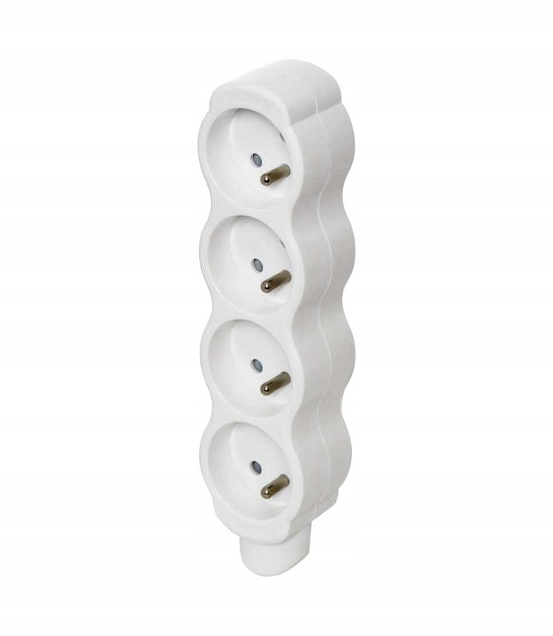 4-socket Extension Cord Strip with Grounding