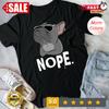 Nope Lazy Frenchie T-shirt For French Bulldog Dog Lover Unisex T-shirt. Unisex T-Shirt
