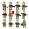 Yousheng Military Building Block Kit 12 Pcs Soldiers Mini Figures Toys Set with Weapons Gifts for Boys Children