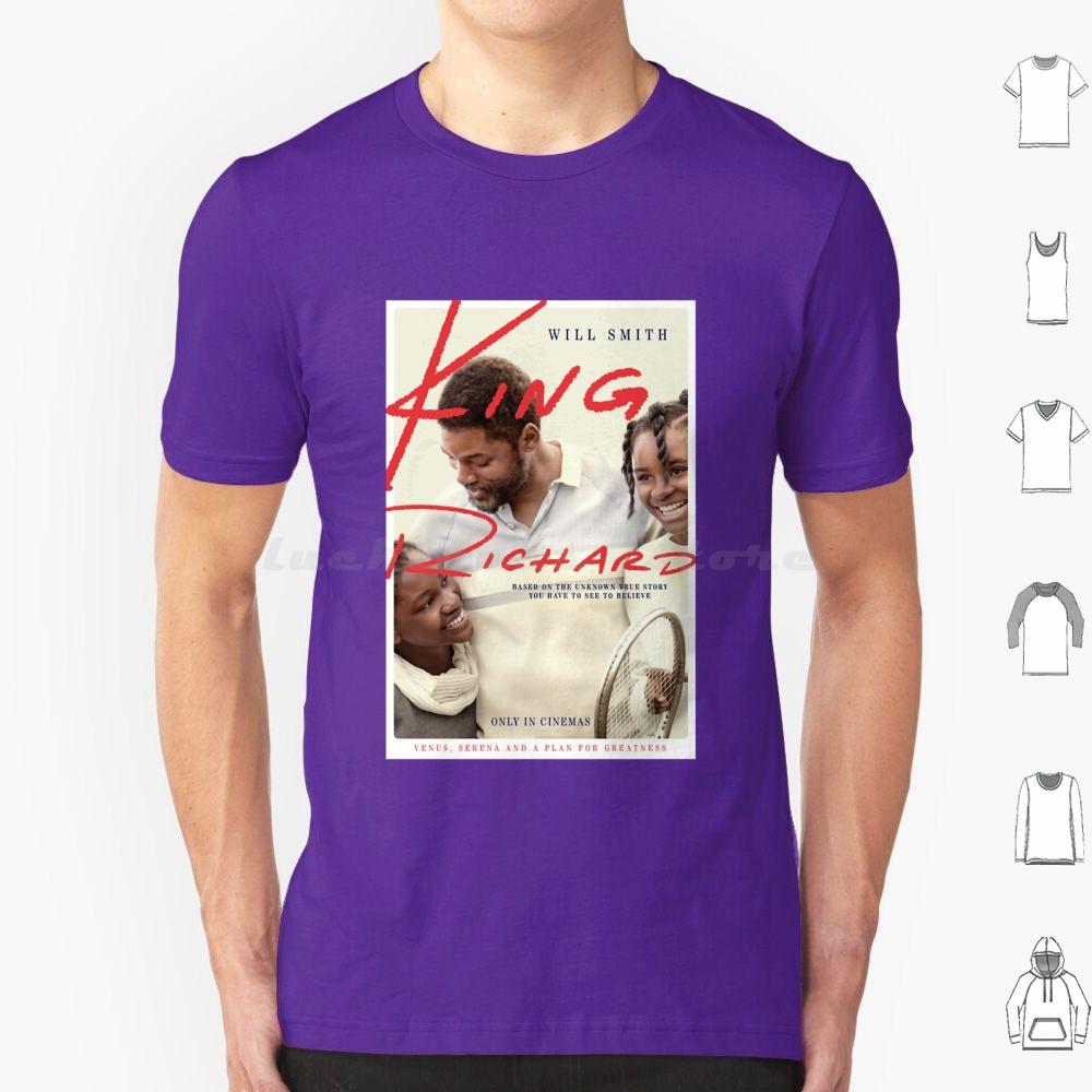 Vintage Retro For Mens Womens King Richard Movie 1 Gift For Fan T Shirt Big Size 100 Cotton Vintage Retro For Mens Womens King