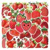 10/55Pcs Cartoon Cute Fruit Strawberry Series Waterproof Stickers Aesthetic Skateboarding Snowboard Guitar Retro Vinyl Sticker