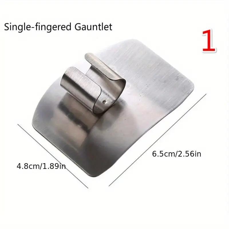 

Finger Guard for Safe Cutting - 1PC Heavy-Duty Stainless Steel Anti-Cut Shield with Anti-Slip Grip for Cooking светло-серый