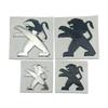 for Peugeot 3D Lion Emblem 3008 2008 ABS Car Stickers Front Hood Decals Rear Trunk Badge Refitted Accessories