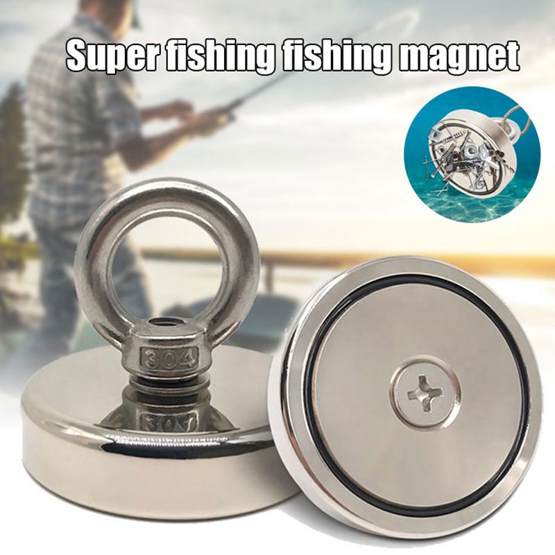 Magnetický hák Silné absorpční magnety pro rybaření Zvedání Zavěšování Vyprošťování