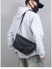 Men's 2025 Fashion Crossbody Bag - Trendy, Solid Color Shoulder Bag for Street, Sports, and Casual Wear.