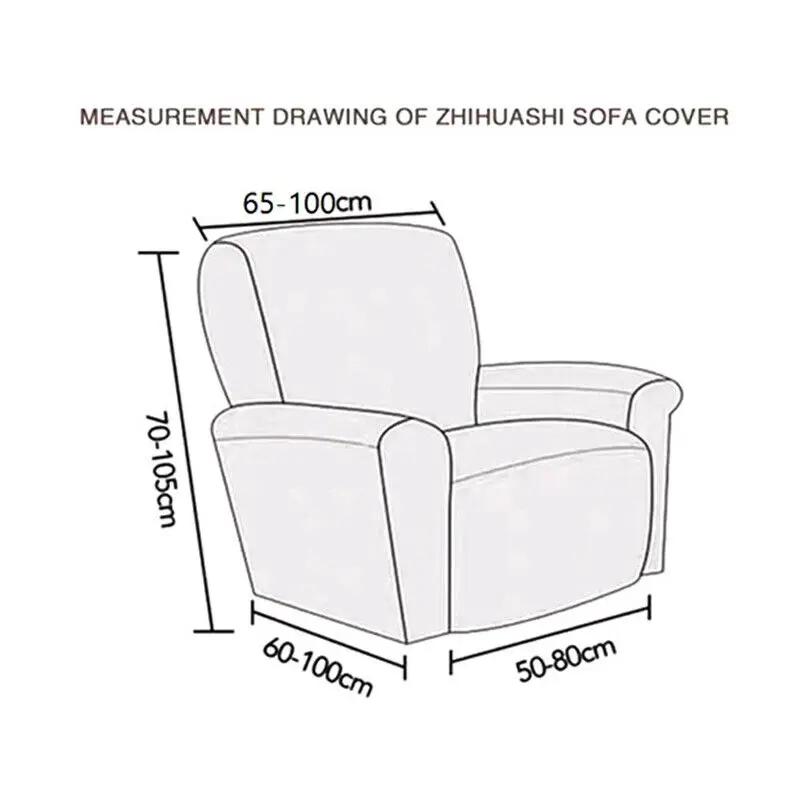 Nieuwe Elastische Fauteuil Bankhoes Jacquard Beschermhoes Stoelhoes Fauteuil Bankhoezen Elasticiteit Poolvlies Fauteuil Beschermhoezen