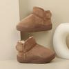 Winter Plüsch Kinder Schneestiefel für Kinder Dicke Warme Baumwollschuhe Kleiner Junge Mädchen Faux Fur Stiefel für den Winter