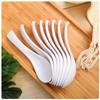Langshen White Melamine Cup Set with Spoons