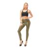 2024 Autumn/Winter Women's High-Waist PU Leather Slimming Pants