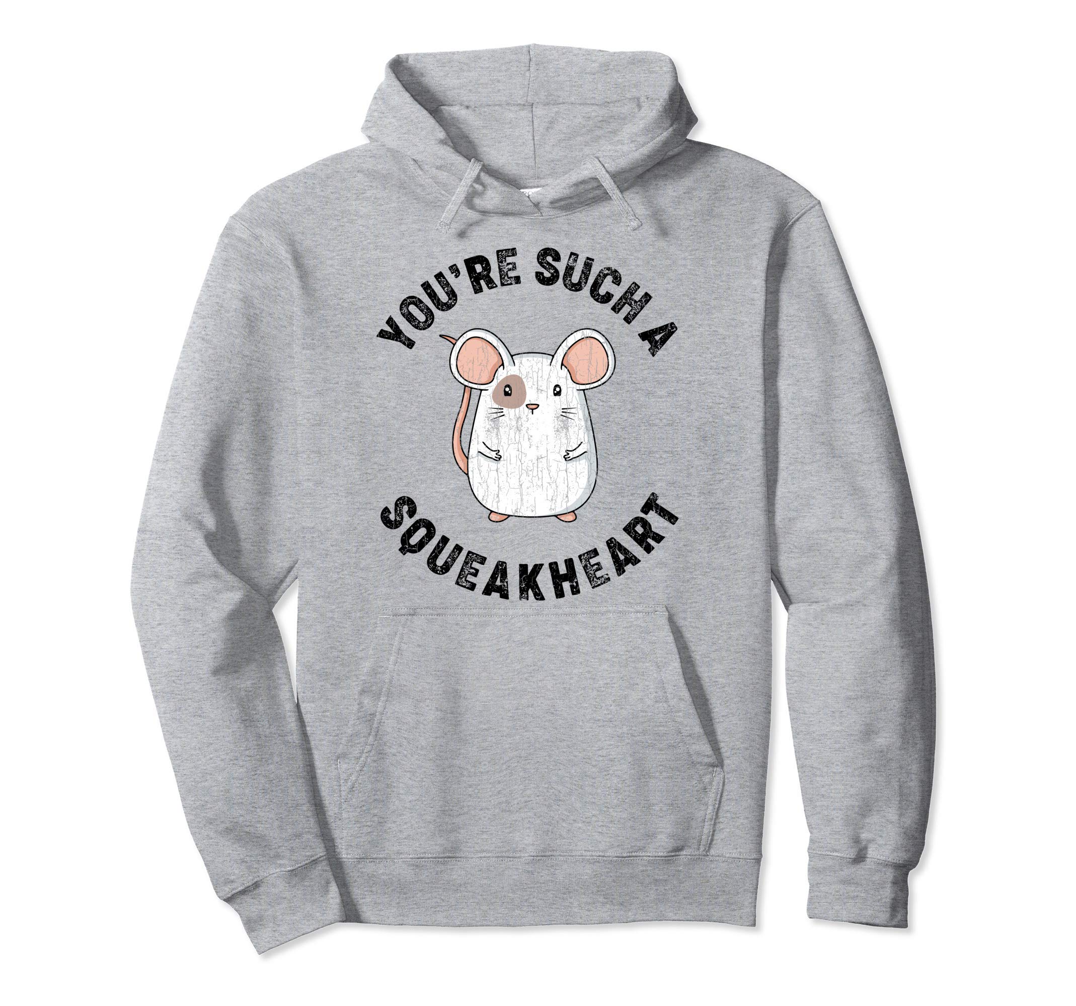A funny and cute mouse design for him, her Valentine s Day hoodie