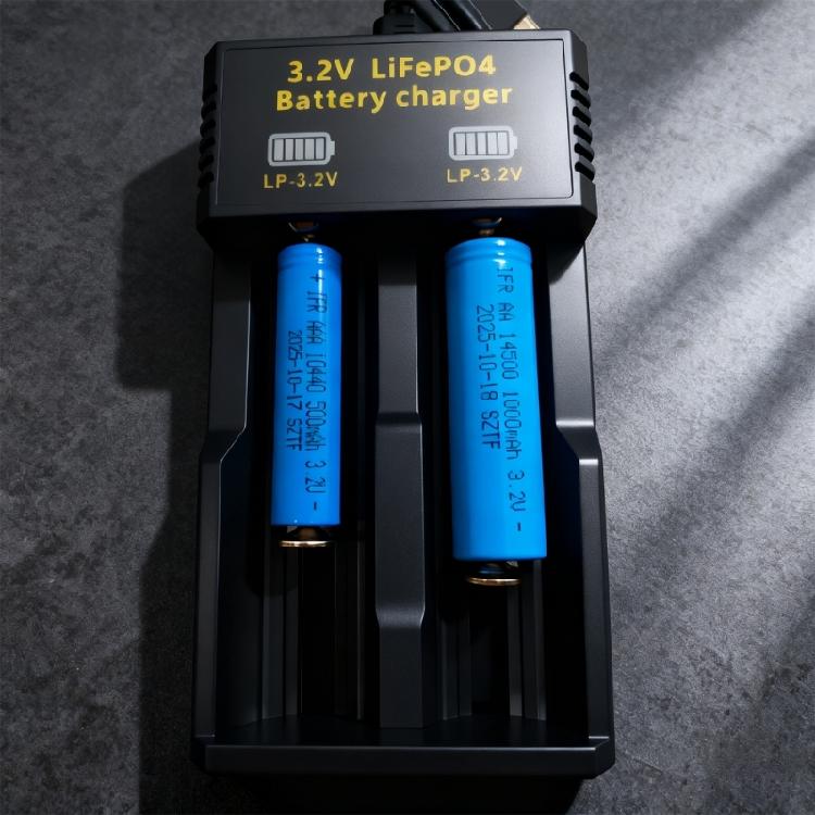 Expandable USB Charger For 26mm Diameter LiFePO4 Batteries 3.2V 14500 18650 26500 Models Power Supply