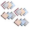 12Pcs/Set Sweat Absorbent Pocket Plaid Square Towel Men's Cotton Handkerchiefs  Wedding Season