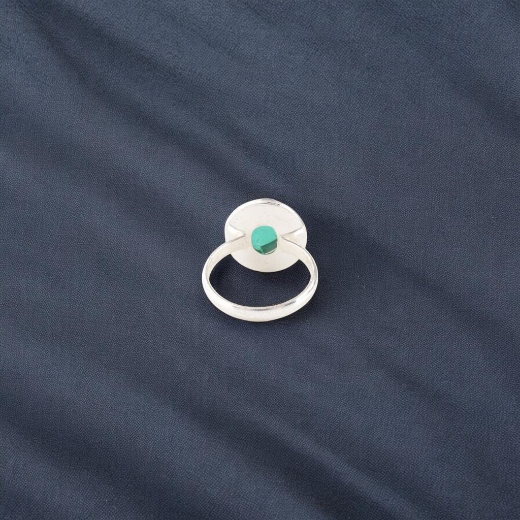 Natural Amazonite Gemstone 925 Solid Silver Jewelry Handmade Ring Gift For Mom RR-62-22