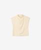 BASIKA Mock Neck Blouse (Beige)