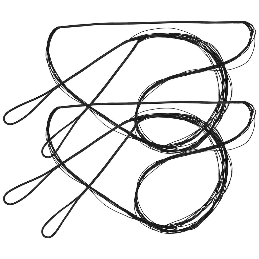 2pcs Archery Bowstring Recurve Bow String 12 Strands 145cm 57.1in 117cm 46.1in Replacement