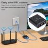 Розгалужувач Ethernet 1000 Мбіт/с. Високошвидкісна мережа від 1 до 2 пристроїв. Одночасне підключення до мережі. Стабільна передача сигналу. Мережевий розгалужувач.