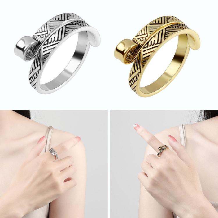 Knitting Loop Crochet Finger Ring Wear Thimble Yarn Guides Sewing Accessory