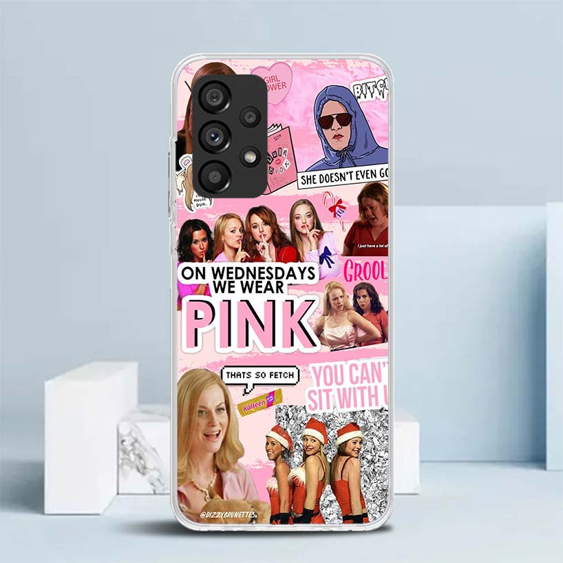 Mean Girls Burn Book Soft Cover for Samsung Galaxy A12 A22 A32 A52 A72 A02S Phone Case Note 20 Ultra 10 S10 Plus A51 A71 A50S A2