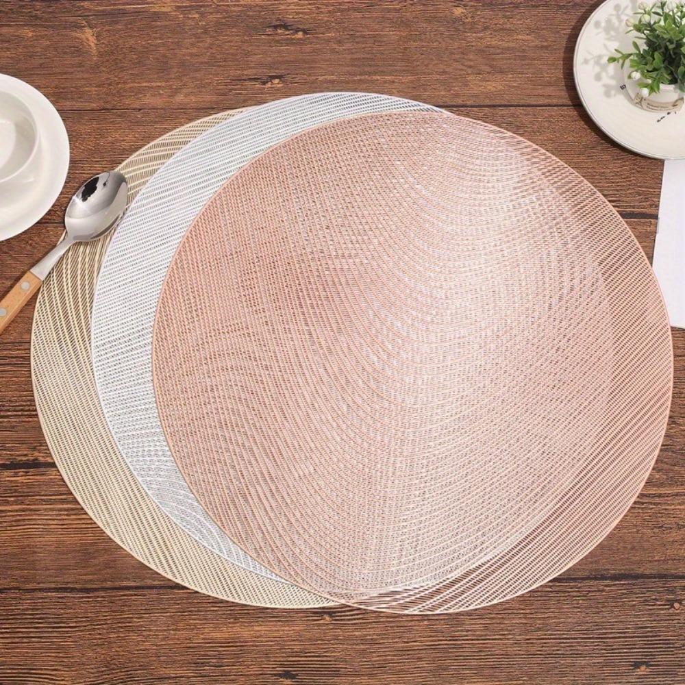 2 st Runda Bordstabletter Kök Matbordsunderlägg Biffunderlägg Värmeisolerande Skydd Restaurang Heminredning