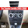 Dla Toyota Corolla 2003-2008 Panel Pudełka do Przechowywania Środkowej Konsoli z Wzorem Włókna Węglowego