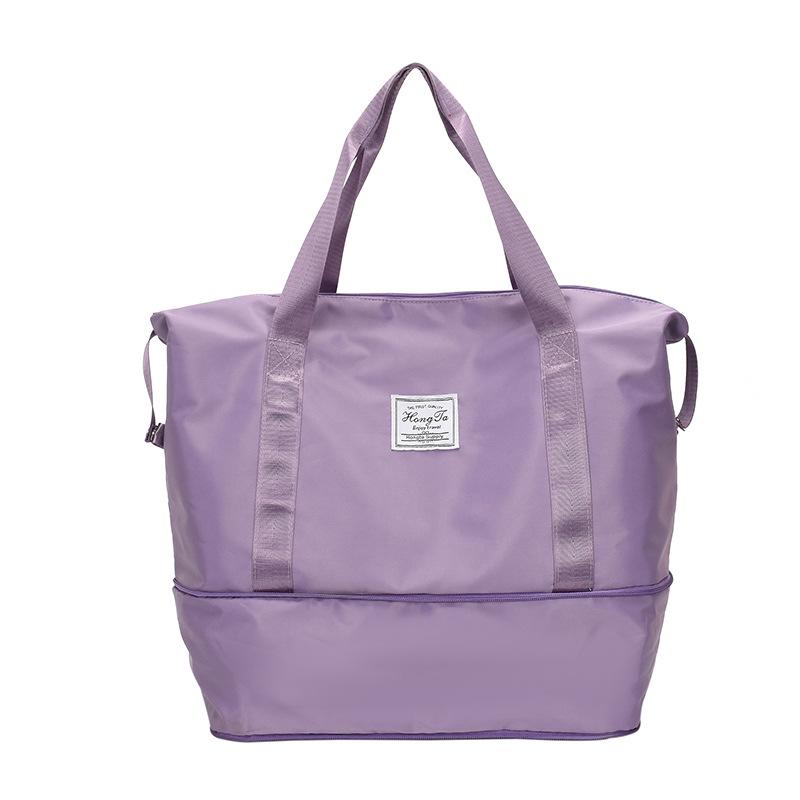 Women's Portable Travel Bag: Lightweight, Large-Capacity Sports & Fitness Bag for Short Trips