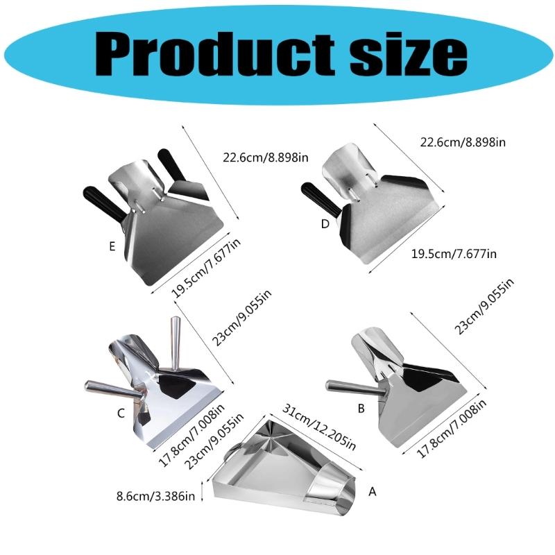 Commercial Steel Popcorns Scoops Bagger Tool For Serving Snacks Dessert Dry Good With Corrosions Resistance Features