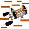 Round Baitcast Fishing Reel Sea Fishing 6+1BB 17-22LB Trolling Reel Drag Reel Saltwater Freshwater