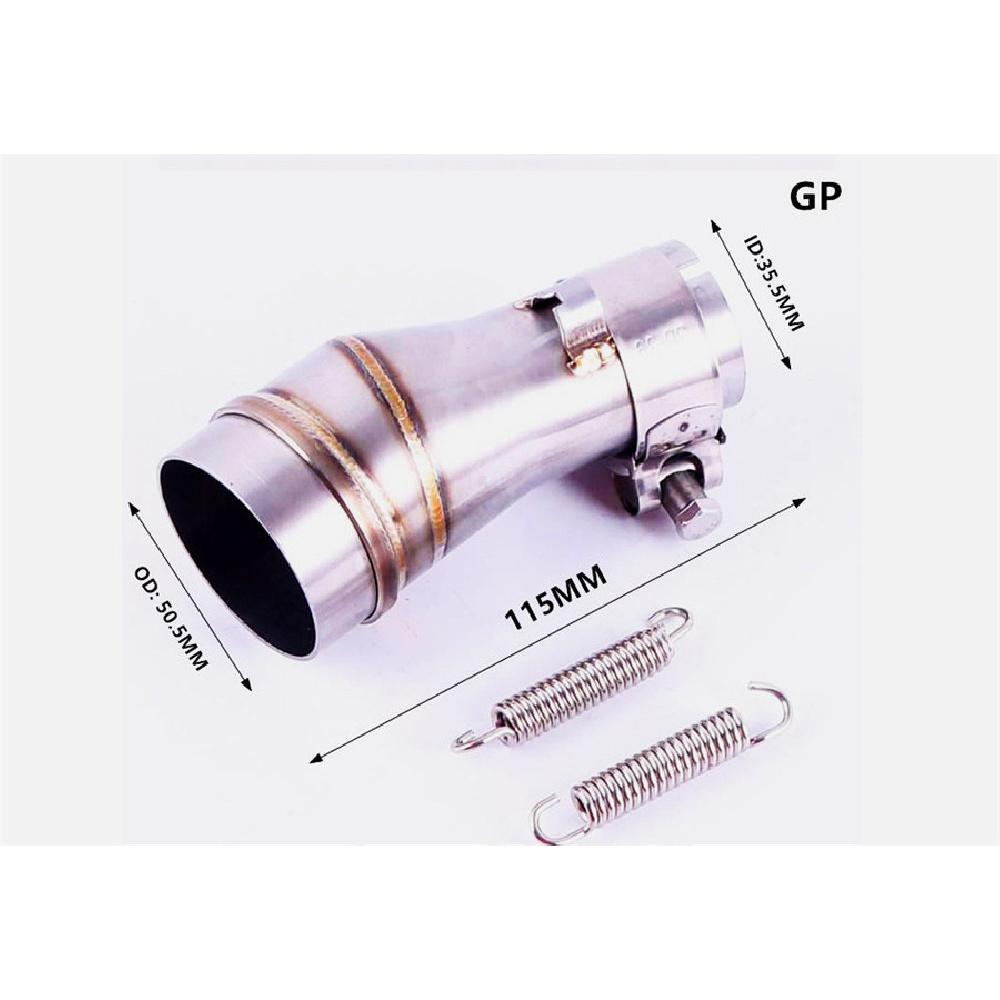 Motorcycle Exhaust Pipe Interface Welding Convertor Connector Gp 50.5Mm-35.5Mm