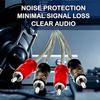 Professional Stereo Amplifier Sound Cable 2 Male To 2 Male Amplifier Cable Sound Cord for Car Speaker Accessories