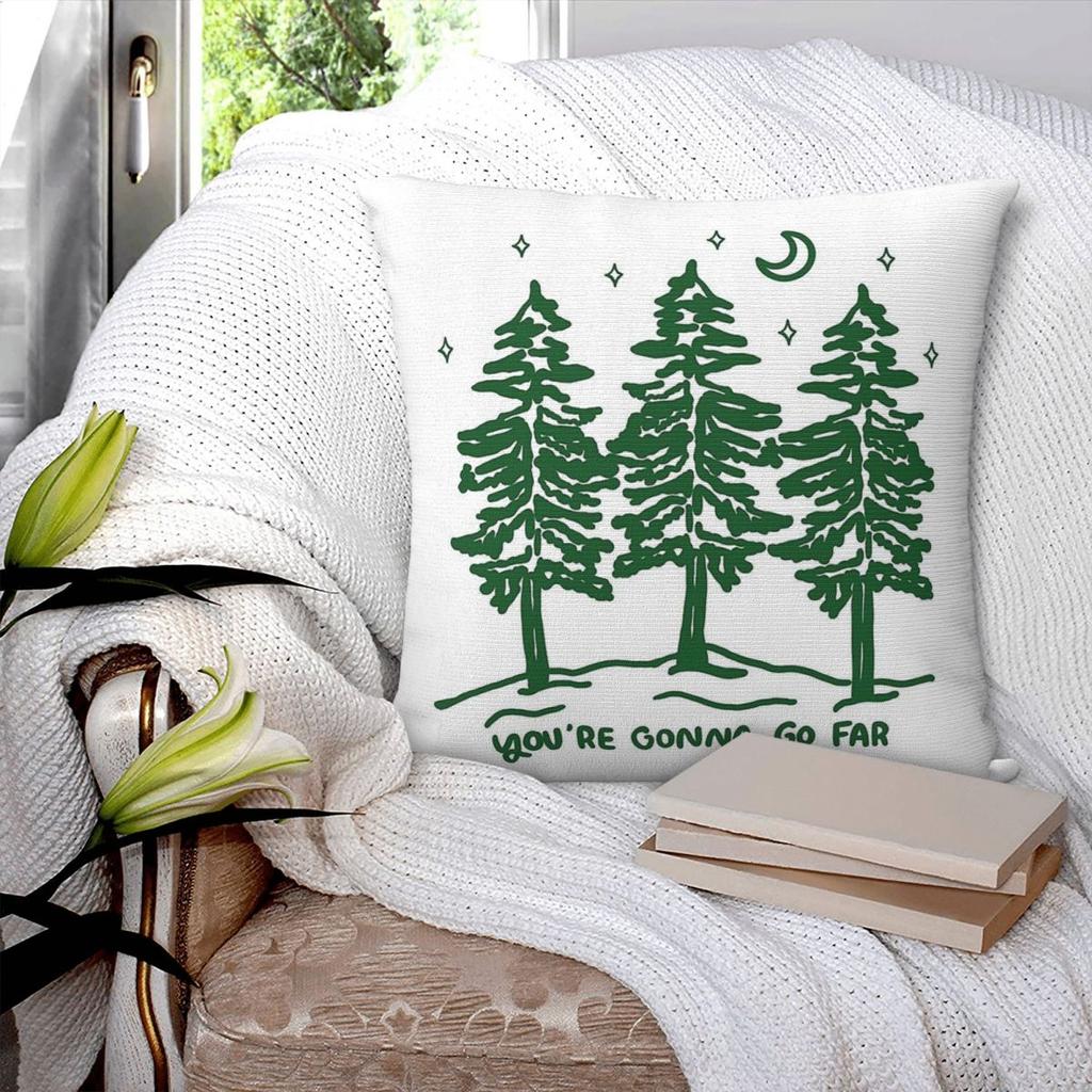 Noah Kahan You'Re Gonna Go Far Square Pillowcase Polyester Linen Velvet Creative Zip Throw Pillow Case Sofa Seater Cover 45X45