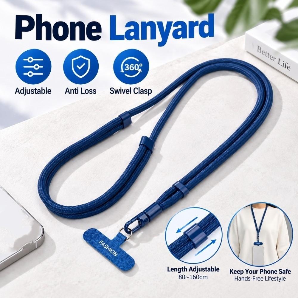 Anti Loss Phone Lanyard Adjustable Phone Hanging Rope Crossbody Neck Strap Phone Strap Hiking