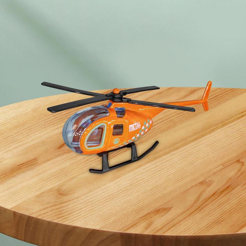 1/64 Diecast Alloy Helicopter Collection Aircraft Desktop Display Metal Model Airplane Toy for Boys