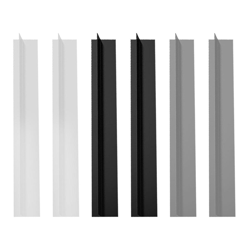 2Pcs Kitchen Stove Counter Gap Covers T Shape Silicone Strip Gas Stove Protector Heat Resistant Mat Slit Cleaning Pad