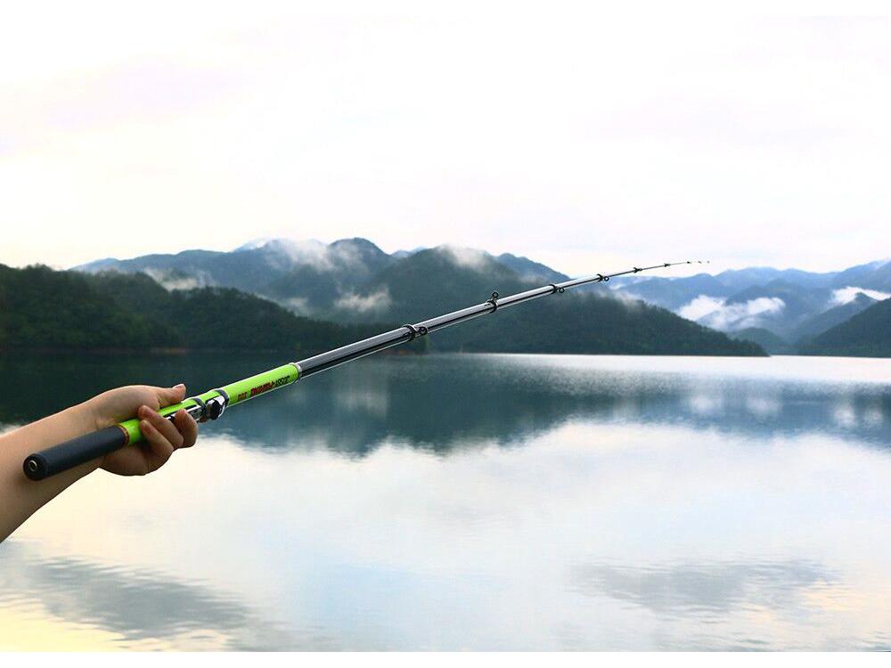 JOSBY Ultralight Telescopic Carbon Fiber Spinning Rod - Portable Fishing Rod for Travel (3.0m/2.7m/2.4m)