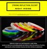 Motorrad Felgenband Reflektierende Radaufkleber Aufkleber Auto Sicherheitswarnaufkleber Motorrad Styling Dekor Zubehör 5 Farben