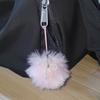Cute Plush Ball Bowknot Pendant Phone Straps Lanyard Pocket Keychain Strap Backpack Charm Car Key Decoration Chain