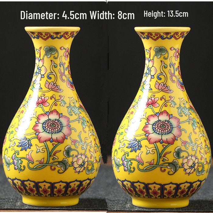 Antique Blue and White Chinese Porcelain Vase - European & American Handicraft for Flower Arrangements