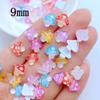 50Pcs New Cute Mini 9mm Mushroom Flat Back Resin Nail Enhancement Jewelry Craft Decoration Accessorie