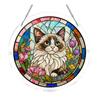 Acrylic Puzzle Suncatcher Decoration, Stained Glass Door Window Hanging Ornament, DIY Puzzle Crafts Pendant for Adults, Puzzle Enthusiasts