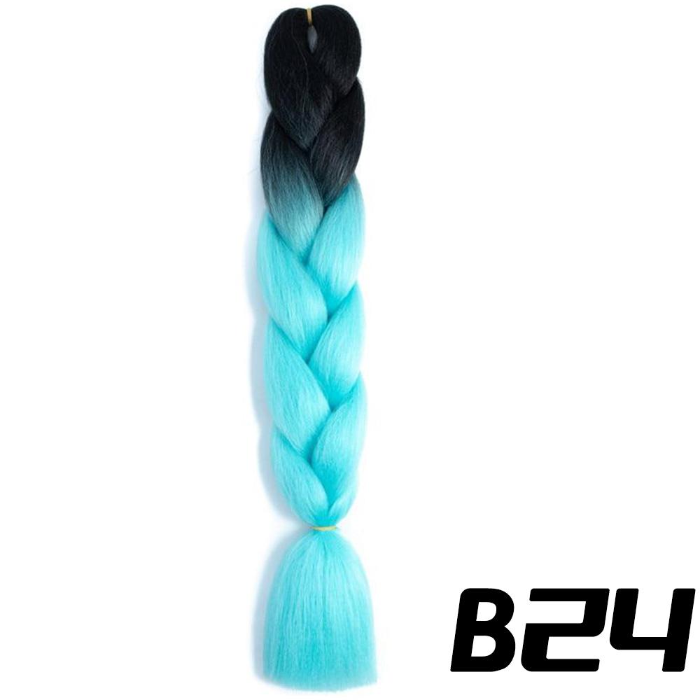 MISS WIG Synthetic Long Braid Ponytail Extension Straight Sleek Wrap Around Colorful Braid Hair Extensions Ponytail Natural Soft For Women Wear