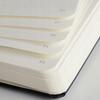Leuchtturm Horisontell Mjuk Officiellt Importerad Anteckningsbok, B6, Linjerad, Omslag, Röd, 358296,