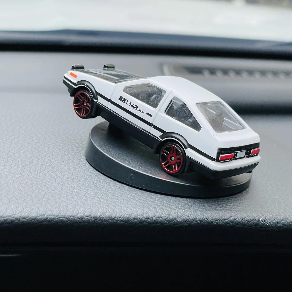 Car Ae86 Drift Rotating Ornaments Auto Dashboard Turning Ae86 Racing Model Deco Car Interior Classic Center Console Decoration