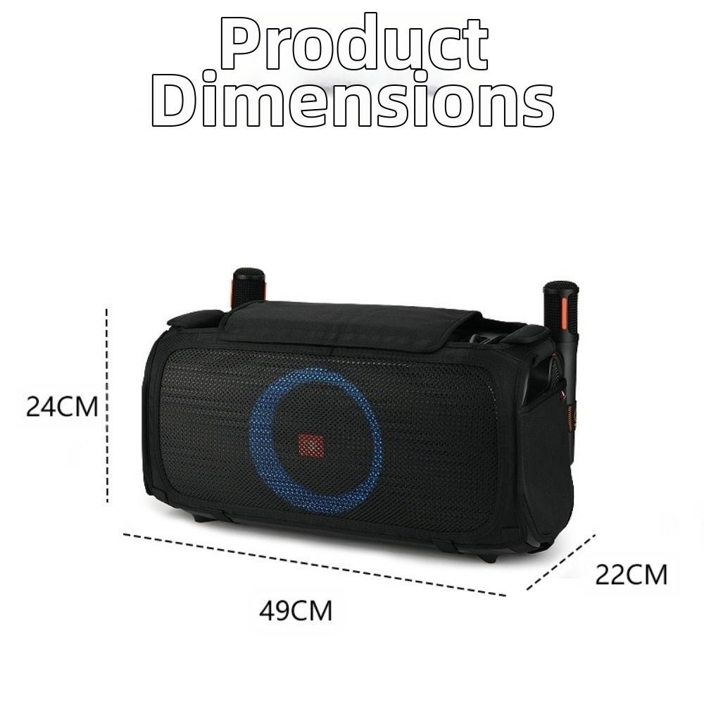 Outdoor Speaker Cover Carrying Cover Case for JBL PartyBox On-The-Go Speaker Accessory