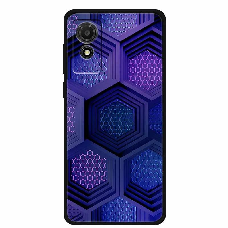 Etui na TCL 501 2024 Miękkie Etui Silikonowy Tylny Pokrowiec na TCL T433D Ochronna Obudowa Etui na TCL 501 Etui Kreskówkowe Zwierzątko TCL501