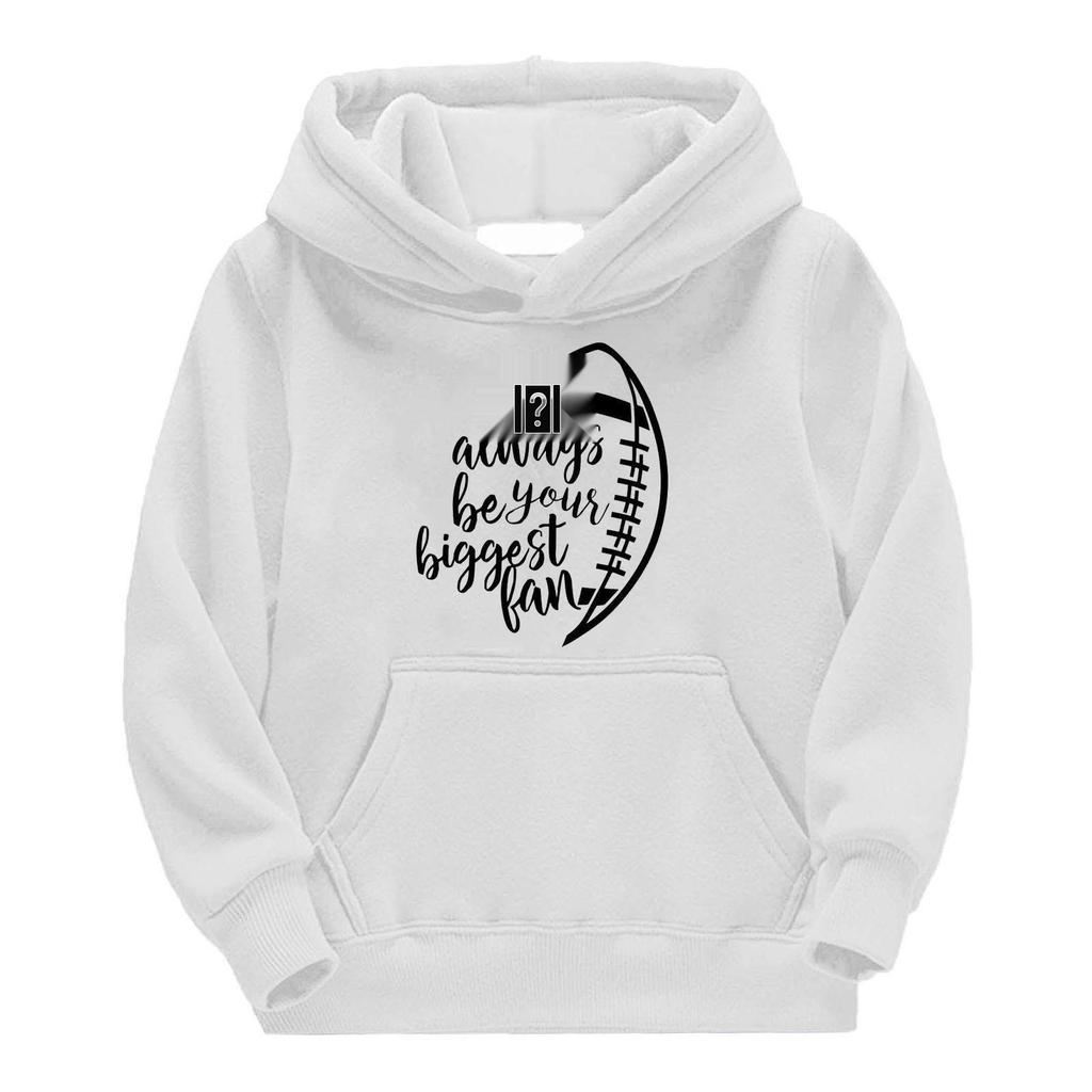 2025 Casual Loose Baseball Letter Hooded Sweatshirt