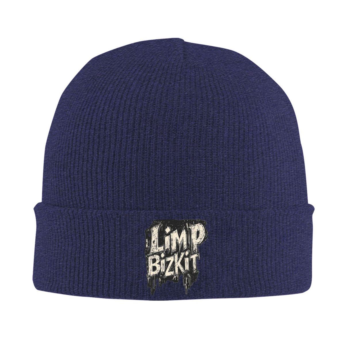 

Limp Bizkit Warm Knitted Cap Fashion Bonnet Hat Autumn Winter Outdoor Beanies Hats for Men Women Adult One Size