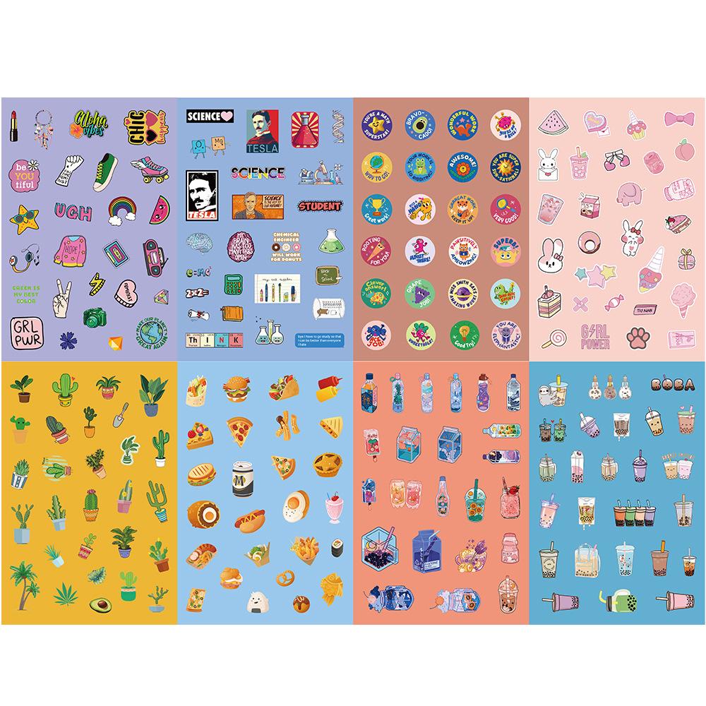 

16 Cartoon Children s Animal Mix Stickers DIY Hand Account Mobile Phone Case Decoration Can Be Waterproof